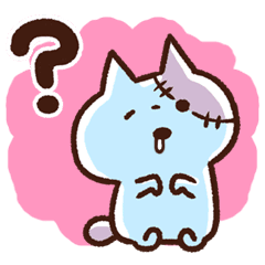 Fear Zombie Kitten By Kanahei Line Stickers Line Store