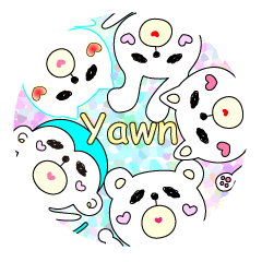 あくびfriends　　　　　 　　DailyStamp!