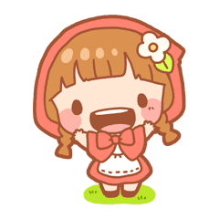 童話スタンプ 赤ずきんちゃん Line スタンプ Line Store 童話スタンプ 赤ずきんちゃん Line スタンプ Line Store