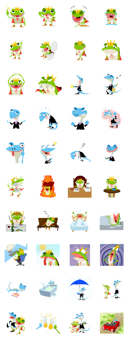 The Frog King and The Lizard Butler