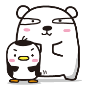 AAUGH! Polar bear & Penguin