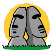 Poker face MOAI