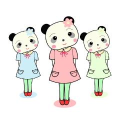 Pandakochan and two friends 2 (English)