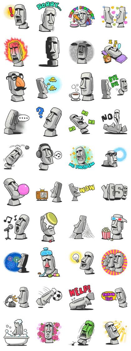 Stone Man Moai