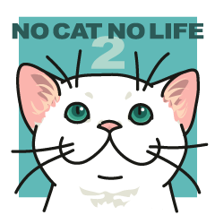 NO CAT NO LIFE Satowo cat stamp2