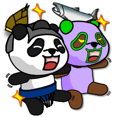 Wrestler Pandas born to be world!