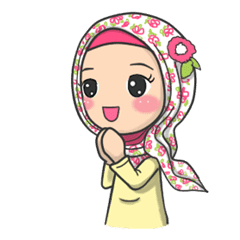Flower Hijab  LINE stickers  LINE STORE