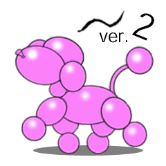 バルーンの犬 ココ Ver 2 Line スタンプ Line Store バルーンの犬 ココ Ver 2 Line スタンプ Line Store