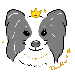 Everyday Papillon dog Sticker