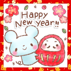 chanpis New Year's holiday Stickers