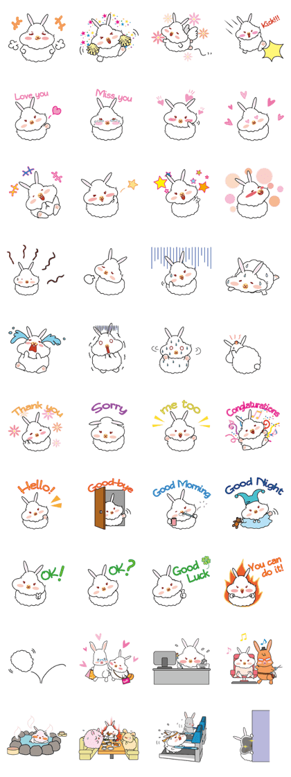 Kawaii Rabbits / Mary