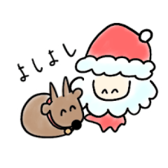 Santa sticker!!