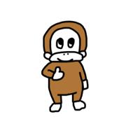 Okana's monkey standing