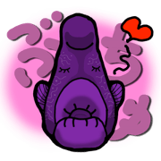 The lovely creature living in underwater