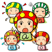 a.i.u.e.o.mushroom!