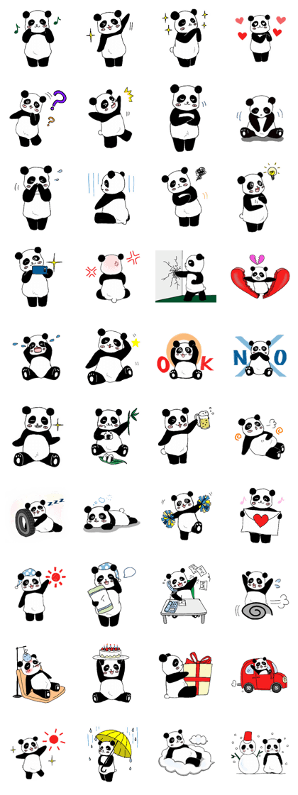 Chubby panda