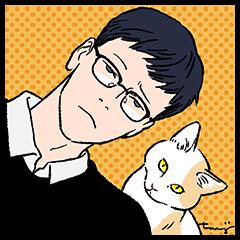 眼鏡と猫