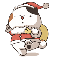Sanfa cat-Lazy Christmas