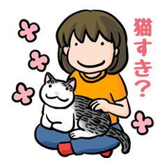 白黒猫まんが