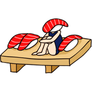 The time is OSUSHI.