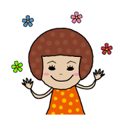 Polka dot girl "tentenko"