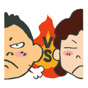 A battle of a boy and mother.