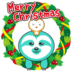 藍懶猴-聖誕一起懶