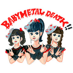 Babymetal Line Stickers Line Store