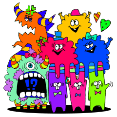 Colorful Monster's