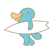 A platypus surfer Tom.