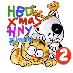 Cats & Dogs#2 : HBD-X'Mas-HNY & more