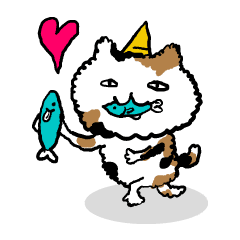 犬と猫と出目金のゆかいなパーティ Line スタンプ Line Store 犬と猫と出目金のゆかいなパーティ Line スタンプ Line Store