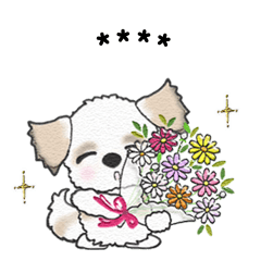 Shih Tzu Dog Custom stickers Vol.2