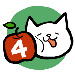 cat and apple4