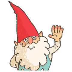 the gnome in the woods