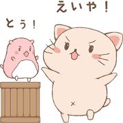 cat & hamster friends