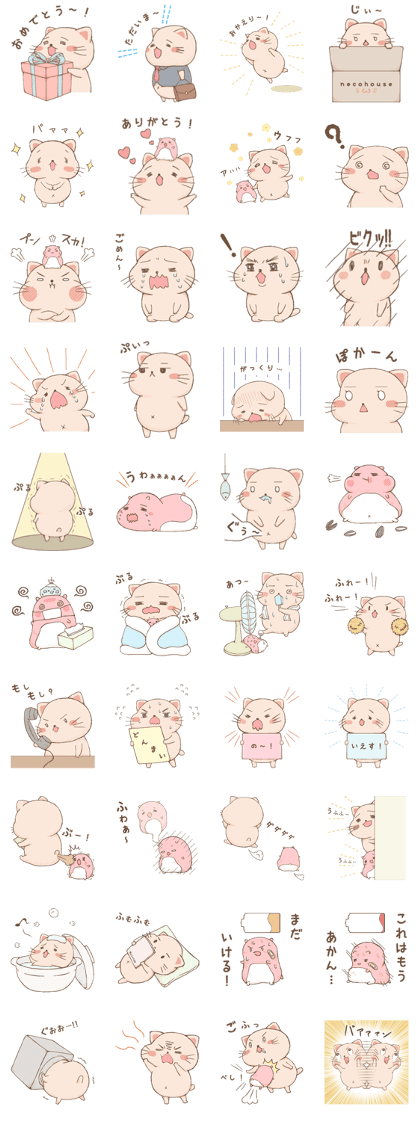 cat & hamster friends