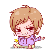 Affectation sticker of Tenma