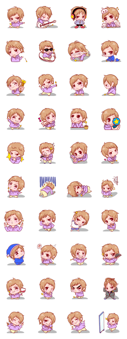 Affectation sticker of Tenma