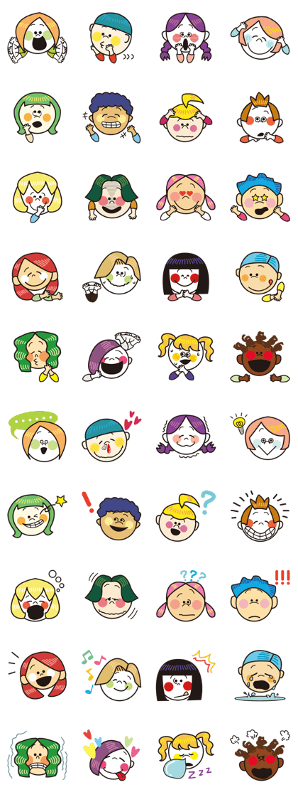 Kids face