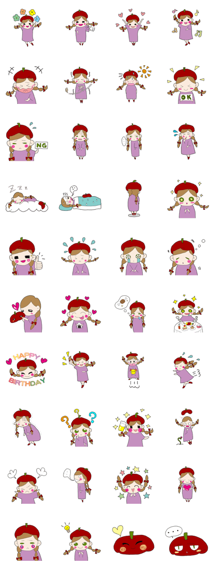 Art-chan apple hat