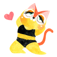 ビキニキャッツ Line スタンプ Line Store ビキニキャッツ Line スタンプ Line Store