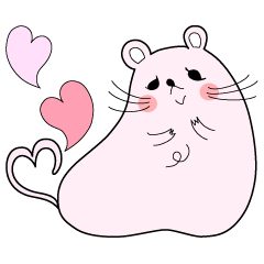 Sticker of cute mouse(Vol.1)