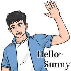 Boy Name Stickers-to Sunny