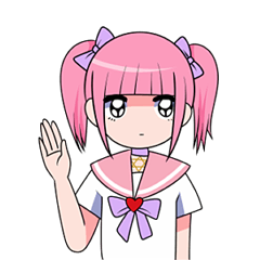 MMD Menhera-Chan (LINE Sticker) by Mist-To-Zero on DeviantArt