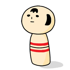 Kokeshi S Life Line Stickers Line Store