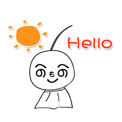 てるてる坊主 へのへのもへじ Line スタンプ Line Store てるてる坊主 へのへのもへじ Line スタンプ Line Store