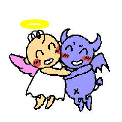 Little angel and little devil