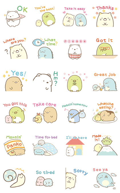 Sumikko Gurashi Family Stickers