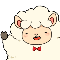 Sheep With Bow Tie